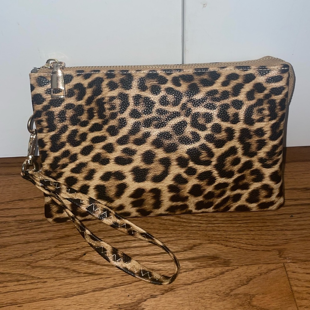 Leopard Print Clutch